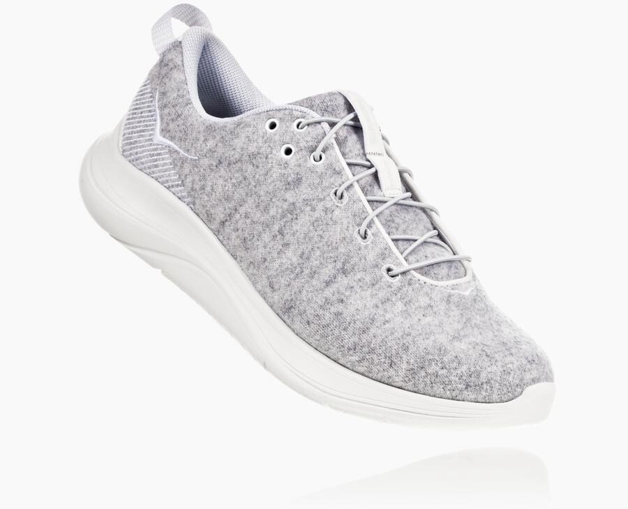 Dámske Bežecké Topanky Hoka One One Sk - Hupana Flow Wool - Siva 32814-TEYV